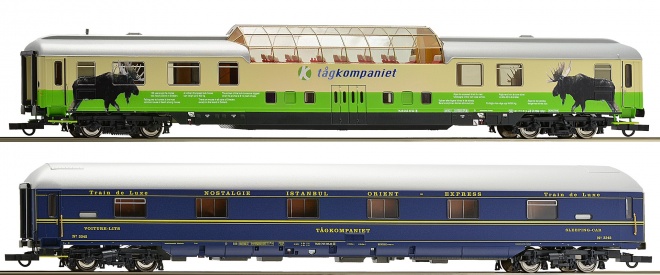 Set of 2 passenger cars Polar Express of Tagkompaniet<br /><a href='images/pictures/Roco/221453.jpg' target='_blank'>Full size image</a>